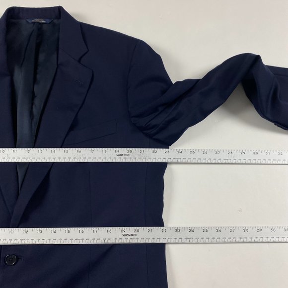 Brooks Brothers Blazer Sport Coat Mens 44 XLNG Blue Custom Tailored Wool X Long - Picture 8 of 14